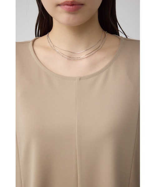 AZUL by moussy(アズールバイマウジー)の「C/Tアイシーフィールドルマントップス(Tシャツ/カットソー・レディース・ブラック/ライトベージュ/ブラック系その他・FREE)」の5枚目の写真