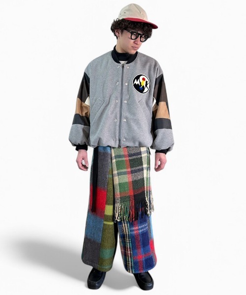 masterkey(マスターキー)の「mj10718-YIN-YAN スタジャン(スタジャン・メンズ・グレー/ブラック・FREE)」の11枚目の写真