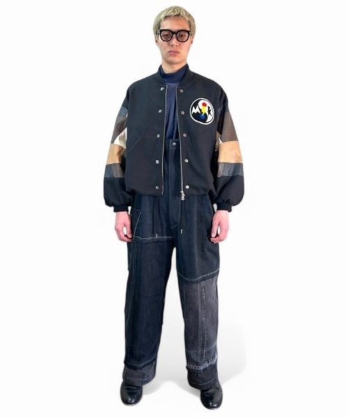 masterkey(マスターキー)の「mj10718-YIN-YAN スタジャン(スタジャン・メンズ・グレー/ブラック・FREE)」の17枚目の写真