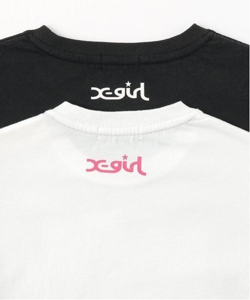 X-girl Stages(エックスガールステージス)の「スケボーガール転写プリント半袖Tシャツ(Tシャツ/カットソー・キッズ・オフホワイト/ブラック・130cm/110cm/120cm/140cm/100cm/90cm)」の9枚目の写真