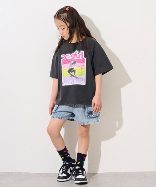 セール】【TBSドラマ フェイクマミー 着用アイテム】スケボーガール