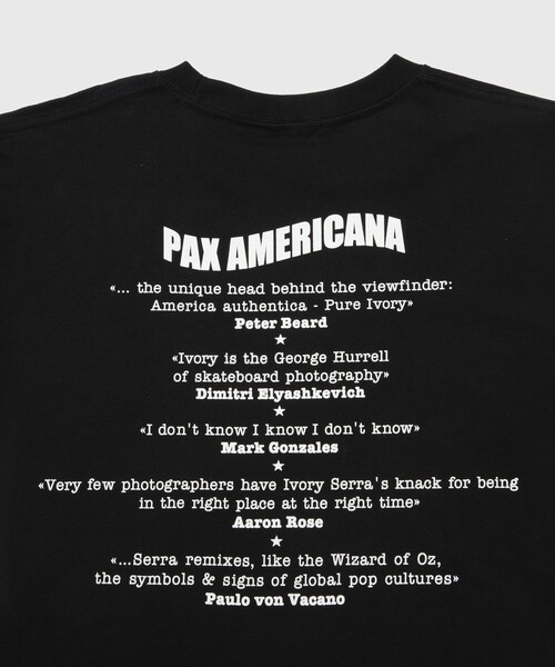 ADAM ET ROPE'(アダムエロペ)の「《別注》【Ivory Serra/アイボリー セラ】Tee - MARK GONZALES BROOME St.(Tシャツ/カットソー・メンズ・ブラック/ホワイト・M/L)」の9枚目の写真