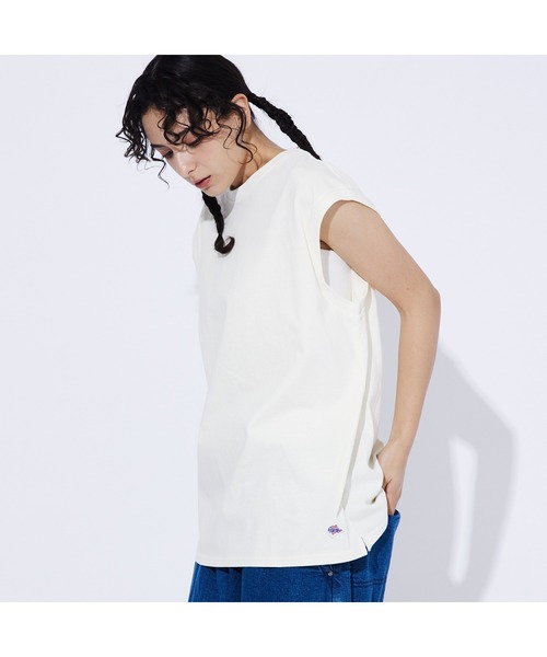 JEMORGAN（ジェーイーモーガン）の「【JEMORGAN LONG JOHNS/ジェーイーモーガンロングジョーンズ】天竺 ピグメントノースリーブ JE765-22S /天竺/タンクトップ【WEB限定】（タンクトップ・メンズ・ブラック/サックスブルー/ホワイト/グリーン/オレンジ/パープル・XL/M/L）」の2枚目の写真