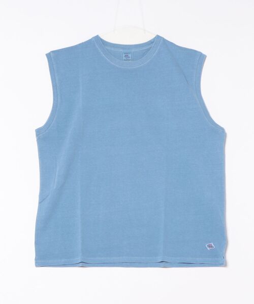 JEMORGAN（ジェーイーモーガン）の「【JEMORGAN LONG JOHNS/ジェーイーモーガンロングジョーンズ】天竺 ピグメントノースリーブ JE765-22S /天竺/タンクトップ【WEB限定】（タンクトップ・メンズ・ブラック/サックスブルー/ホワイト/グリーン/オレンジ/パープル・XL/M/L）」の7枚目の写真