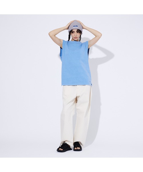 JEMORGAN（ジェーイーモーガン）の「【JEMORGAN LONG JOHNS/ジェーイーモーガンロングジョーンズ】天竺 ピグメントノースリーブ JE765-22S /天竺/タンクトップ【WEB限定】（タンクトップ・メンズ・ブラック/サックスブルー/ホワイト/グリーン/オレンジ/パープル・XL/M/L）」の8枚目の写真