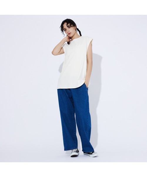 JEMORGAN（ジェーイーモーガン）の「【JEMORGAN LONG JOHNS/ジェーイーモーガンロングジョーンズ】天竺 ピグメントノースリーブ JE765-22S /天竺/タンクトップ【WEB限定】（タンクトップ・メンズ・ブラック/サックスブルー/ホワイト/グリーン/オレンジ/パープル・XL/M/L）」の21枚目の写真