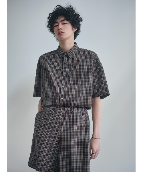 SOFTHYPHEN（ソフトハイフン）の「CHECK SKATER SHORTS（その他パンツ