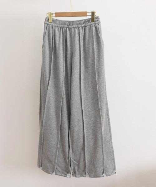 Miniministore(ミニミニストア)の「ワイドスウェットパンツ フロントライン(スウェットパンツ・レディース・ダークグレー/ブラック/ライトグレー・FREE)」の18枚目の写真