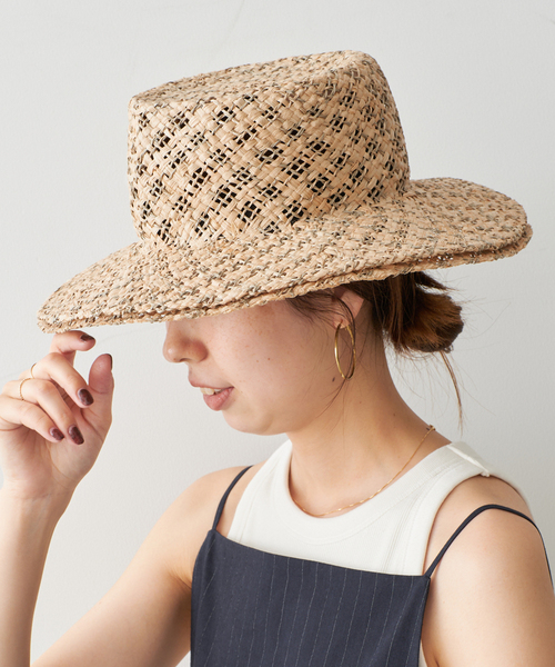 Spick & Span（スピックアンドスパン）の「La Maison de Lyllis / メゾンドリリス EVELYN（ハット・レディース・ベージュ/キャメル・FREE）」の3枚目の写真