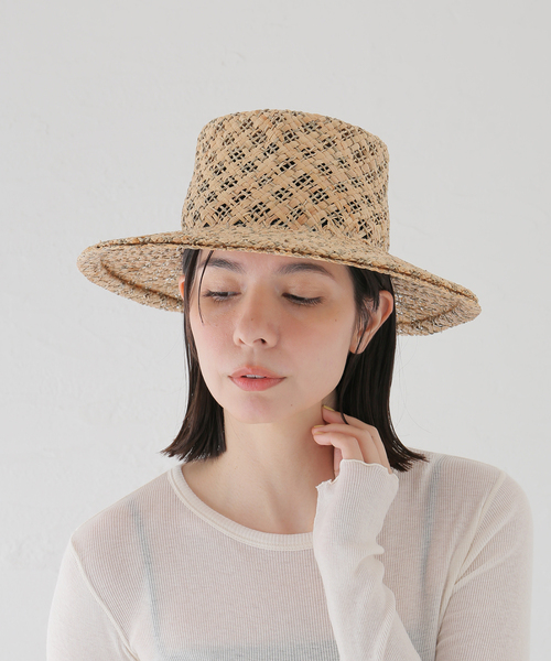 Spick & Span（スピックアンドスパン）の「La Maison de Lyllis / メゾンドリリス EVELYN（ハット・レディース・ベージュ/キャメル・FREE）」の16枚目の写真