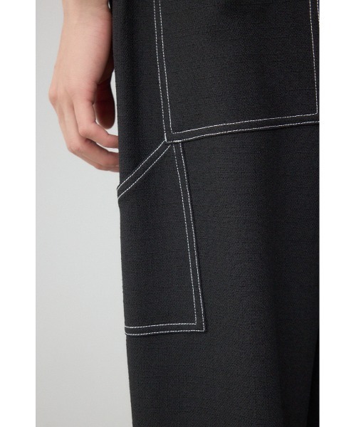 AZUL by moussy（アズールバイマウジー）の「アウトステッチブッチャーワイドパンツ（スラックス・メンズ・ブラック/グレー/ライトブラウン・LARGE/MEDIUM）」の14枚目の写真