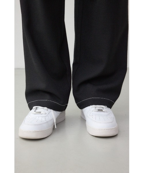 AZUL by moussy（アズールバイマウジー）の「アウトステッチブッチャーワイドパンツ（スラックス・メンズ・ブラック/グレー/ライトブラウン・LARGE/MEDIUM）」の15枚目の写真