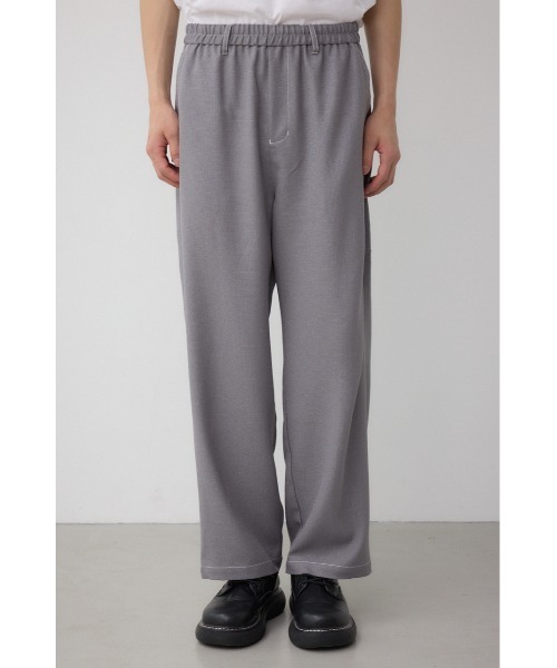 AZUL by moussy（アズールバイマウジー）の「アウトステッチブッチャーワイドパンツ（スラックス・メンズ・ブラック/グレー/ライトブラウン・LARGE/MEDIUM）」の18枚目の写真