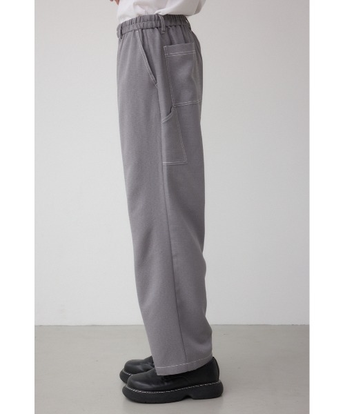 AZUL by moussy（アズールバイマウジー）の「アウトステッチブッチャーワイドパンツ（スラックス・メンズ・ブラック/グレー/ライトブラウン・LARGE/MEDIUM）」の19枚目の写真