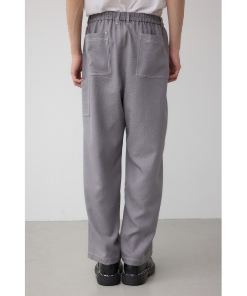 AZUL by moussy（アズールバイマウジー）の「アウトステッチブッチャーワイドパンツ（スラックス・メンズ・ブラック/グレー/ライトブラウン・LARGE/MEDIUM）」の20枚目の写真