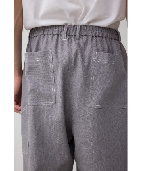 AZUL by moussy（アズールバイマウジー）の「アウトステッチブッチャーワイドパンツ（スラックス・メンズ・ブラック/グレー/ライトブラウン・LARGE/MEDIUM）」の22枚目の写真