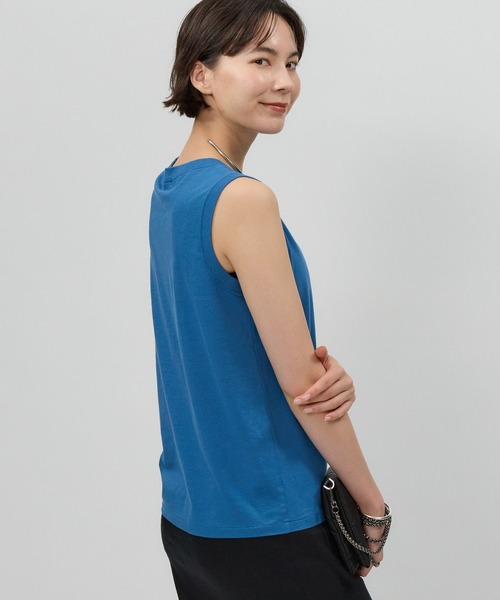 【Sunreed 新品】DES PRES コットンリネンハイカウントクロス セール】コットンリネンテンジクノースリ（タンクトップ