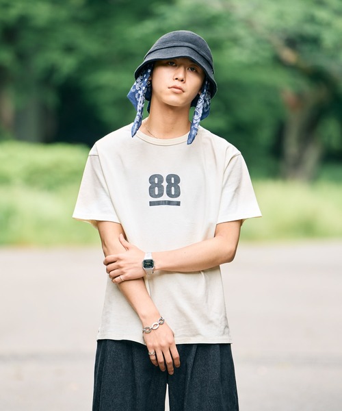 Tシャツ・カットソー Fay SS24 Cotton T-shirt (NPMB3481330UCXB203) Regenerative Cotton T-Shirt | AIZOME
