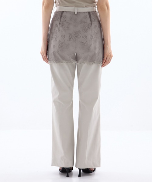 tanakadaisuke/タナカダイスケ】flower tulle skirt pants