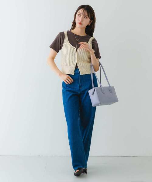 RODE SKO（ロデスコ）の「ADD CULUMN　LOP BOSTON M（ショルダーバッグ・レディース・ブラック/ラベンダー・-）」の6枚目の写真