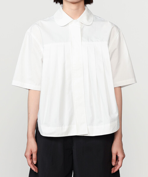 ブラウス シャツ eunoia | ポプリンタックシャツ WOMEN レディース eunoia | ポプリンタックシャツ WOMEN（シャツ/ブラウス