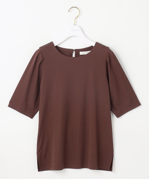 ANY SIS(エニィスィス)の「ハイストレッチスムースタックスリーブ カットソー(Tシャツ/カットソー・レディース・ダークブラウン系/ワイン系/アイボリー系/イエロー系/ダークグリーン系・2)」の16枚目の写真