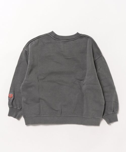 Catchup（ケチャップ）の「【Catchup】ピグメントスウェットトップス（Tシャツ/カットソー・キッズ・チャコールグレー/アイボリー/グリーン・90㎝/100㎝/120㎝/130㎝/140㎝/150cm/110㎝）」の6枚目の写真