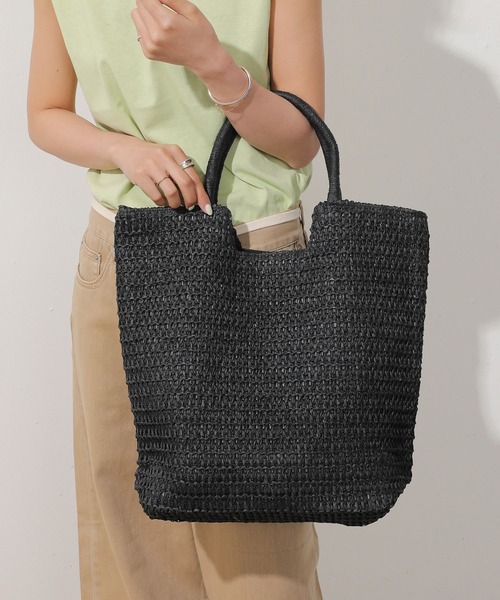 【関税込み】ANINE BING ベージュ Palermo かごトート PALERMO TOTE / NATURAL – FABRIC