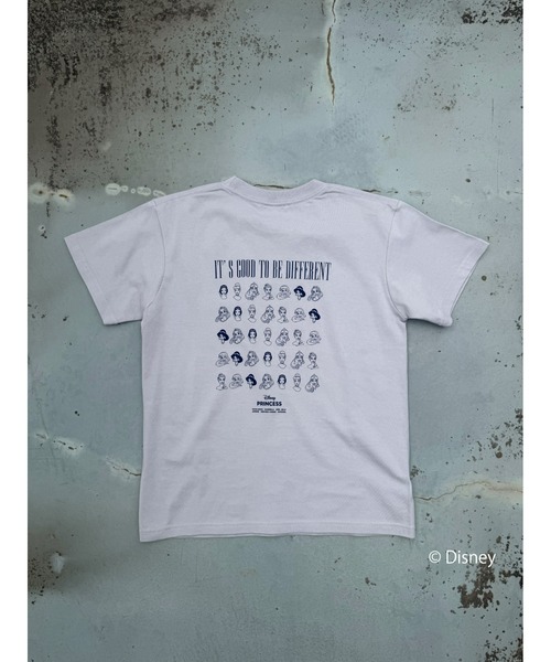 FIG&VIPER(フィグアンドバイパー)の「Disney Princess/MID T(ディズニープリンセス)(Tシャツ/カットソー・レディース・ホワイト/ライトグレー・FREE)」の5枚目の写真