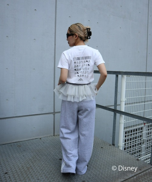 FIG&VIPER(フィグアンドバイパー)の「Disney Princess/MID T(ディズニープリンセス)(Tシャツ/カットソー・レディース・ホワイト/ライトグレー・FREE)」の14枚目の写真