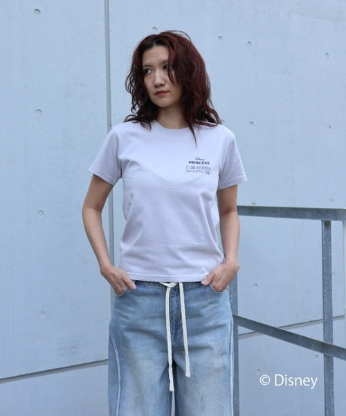 FIG&VIPER(フィグアンドバイパー)の「Disney Princess/MID T(ディズニープリンセス)(Tシャツ/カットソー・レディース・ホワイト/ライトグレー・FREE)」の19枚目の写真