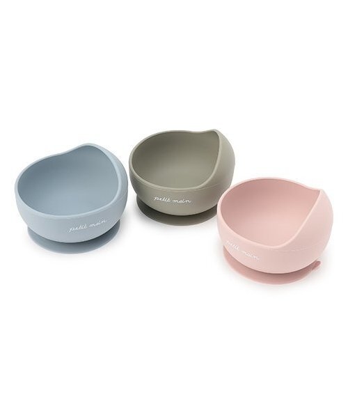 petit main(プティマイン)の「シリコンボウル/L(マグ/哺乳瓶/お食事グッズ・キッズ・ライトピンク/ブラウン/ブルーグレー・F)」の8枚目の写真