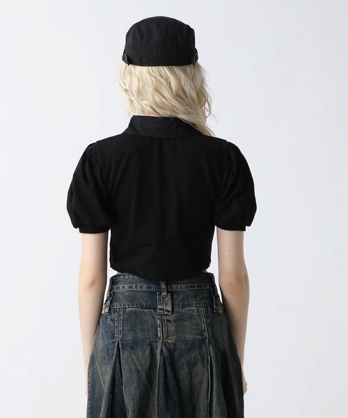 FOREVER 21（フォーエバー トゥエンティーワン）の「【2025SS】アソートパフポロシャツ（ポロシャツ・レディース・ネイビー/ブラック/ブルー・FREE）」の18枚目の写真