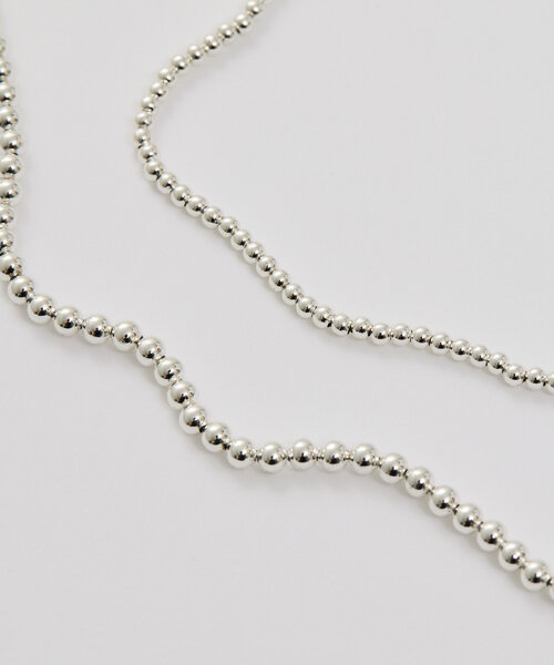 GALLARDAGALANTE（ガリャルダガランテ）の「コンビボールビーズネックレス（リング・レディース・シルバー/ゴールド・FREE）」の5枚目の写真