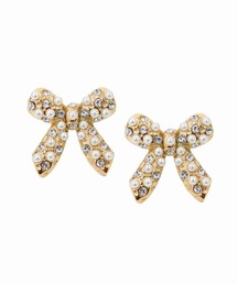 at. | 【at.】パールビジューリボンピアス(ピアス(両耳用))