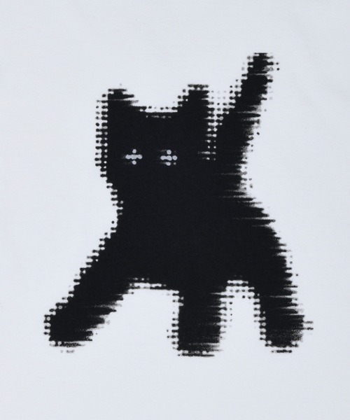 FLASHED CATS EYE CROP T-SHIRTS（Tシャツ/カットソー）｜aeae