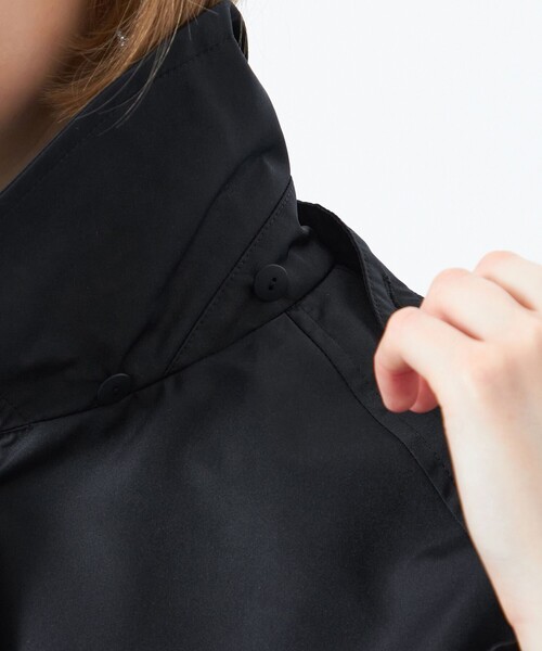 MACKINTOSH PHILOSOPHY(マッキントッシュ フィロソフィー)の「【WELBURY SHORT HOOD(ウェルベリーショートフード)】 レインタフタ(トレンチコート・レディース・ダークネイビー/オフホワイト・38)」の13枚目の写真