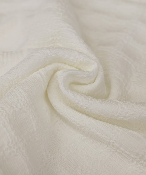 select MOCA Et（セレクトモカエト）の「【Et】Asymmetrical Neck Shirring Tops（Tシャツ/カットソー・レディース・ブラック/ホワイト/ベージュ・FREE）」の4枚目の写真