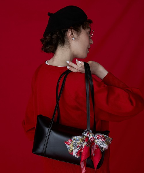 BONLECILL Marche(ボンルシールマルシェ)の「【BONLECILL Marche】ロングハンドルフラップボストンバッグ(ボストンバッグ・レディース・イエロー/ブラック/ホワイト/ブラウン・FREE)」の13枚目の写真