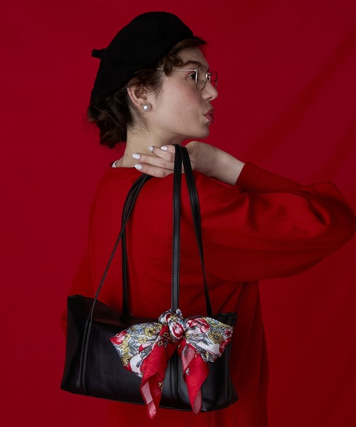 BONLECILL Marche(ボンルシールマルシェ)の「【BONLECILL Marche】ロングハンドルフラップボストンバッグ(ボストンバッグ・レディース・イエロー/ブラック/ホワイト/ブラウン・FREE)」の14枚目の写真