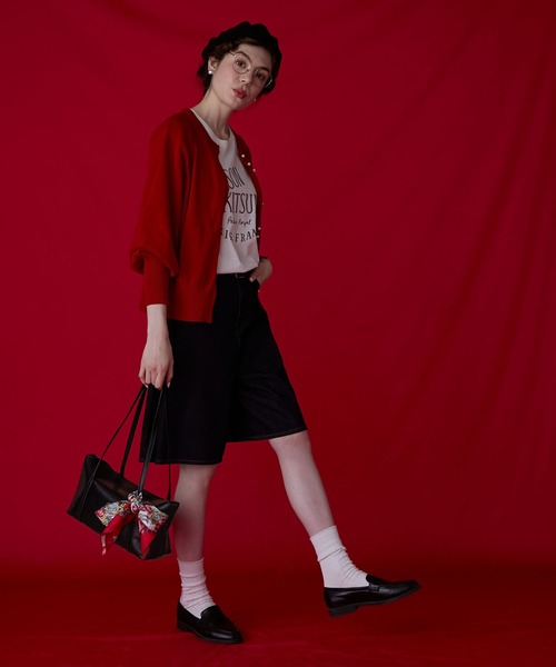BONLECILL Marche(ボンルシールマルシェ)の「【BONLECILL Marche】ロングハンドルフラップボストンバッグ(ボストンバッグ・レディース・イエロー/ブラック/ホワイト/ブラウン・FREE)」の15枚目の写真