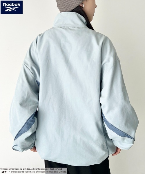 Reebok(リーボック)/パイピングJKT/ライン入り ナイロンジャケット