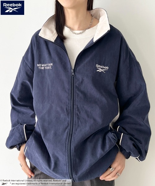 セール】Reebok(リーボック)/パイピングJKT/ライン入り ナイロン