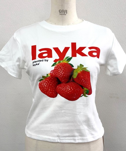 SHEENA(シーナ)の「【新色追加】フルーツプリントコンパクトTシャツ(Tシャツ/カットソー・レディース・ホワイト/チャコールグレー/イエロー系・M)」の18枚目の写真