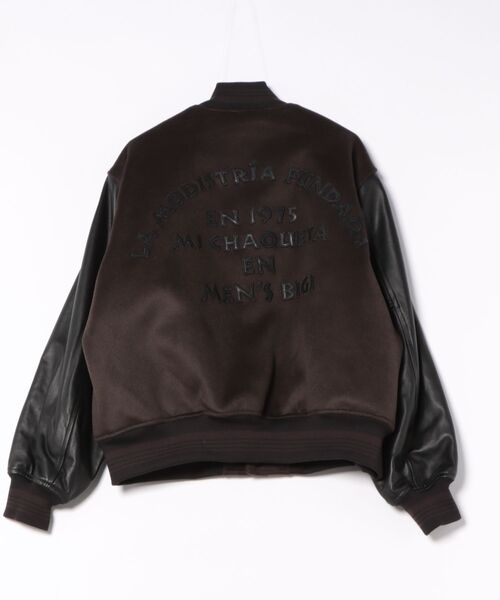 MEN'S BIGI（メンズビギ）の「【50th Anniv . 中田 慎介】WOOL MELTON STADIUM JAMPER（ブルゾン・メンズ・ブラウン・03/04/01/02）」の16枚目の写真