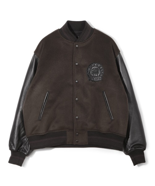 MEN'S BIGI(メンズビギ)の「【50th Anniv . 中田 慎介】WOOL MELTON STADIUM JAMPER(ブルゾン・メンズ・ブラウン・03/04/01/02)」の17枚目の写真