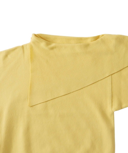 venit（ヴェニット）の「VENIT / ASYMMETRY KNIT PULLOVER(アシンメトリーニットプルオーバー VEK-7534-B)（ニット/セーター・レディース・ホワイト/イエロー・38）」の13枚目の写真
