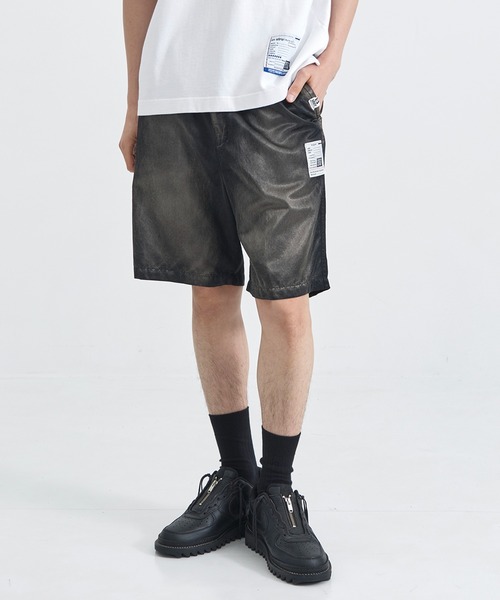 ミハラヤスヒロCotton Satin Shorts BLACK38 Maison MIHARA YASUHIRO ONLINE STORE（ミハラヤスヒロ
