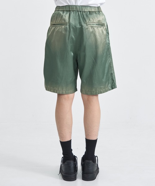 MIHARA YASUHIRO 24SS SATIN SHORTS パンツ Buy Maison Mihara Yasuhiro Satin Shorts 'Green' - J12PT041