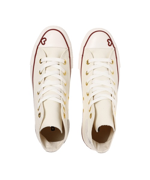 CONVERSE(コンバース)の「CONVERSE ALL STAR PLTS HEARTPOINT HI 31315780(スニーカー・レディース・ホワイト・23.5㎝/24㎝/24.5㎝/25㎝/23㎝)」の6枚目の写真